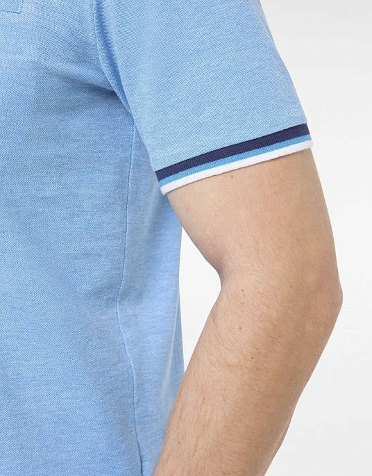 Pierre Cardin polo shirt from the Air Touch collection in blue