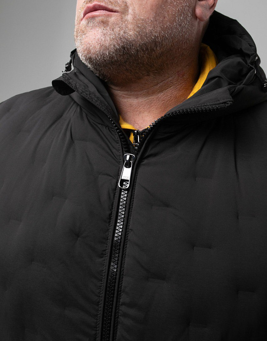Куртка Pierre Cardin из коллекции Future Flex в чёрном цвете большой размер