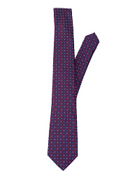  Краватка Pierre Cardin у бордовому відтінку з принтом