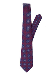 Pierre Cardin tie in a burgundy shade with a print