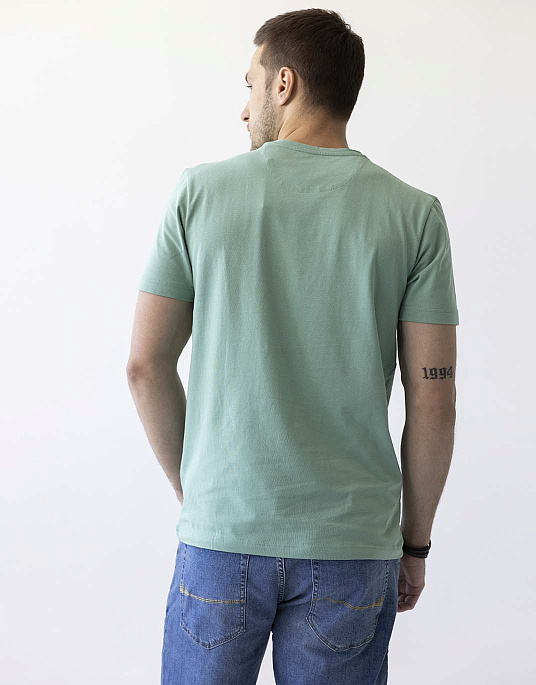 Pierre Cardin t-shirt with a print in green