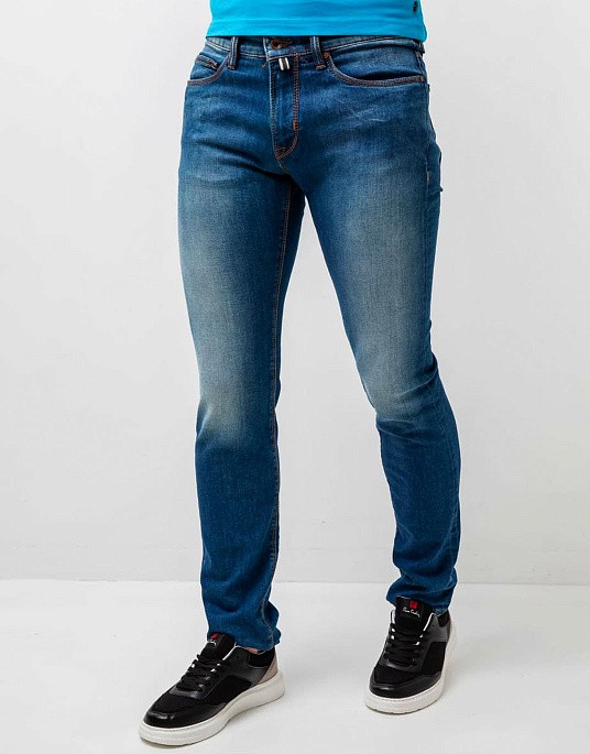 Pierre Cardin jeans from the Art & Craft Department collection blue with distressed