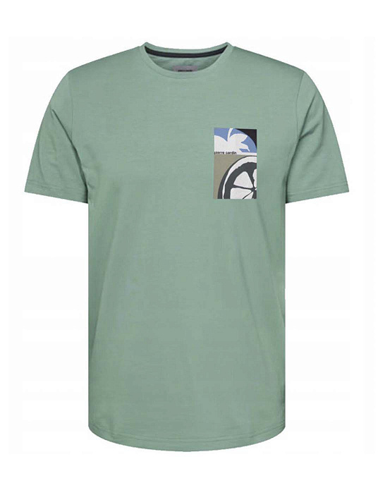 Pierre Cardin t-shirt with a print in green