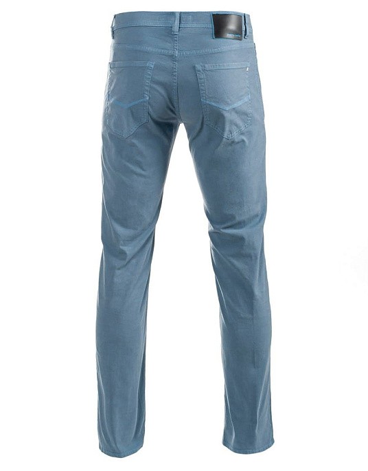 Pierre Cardin flared trousers from the Future Flex collection in blue
