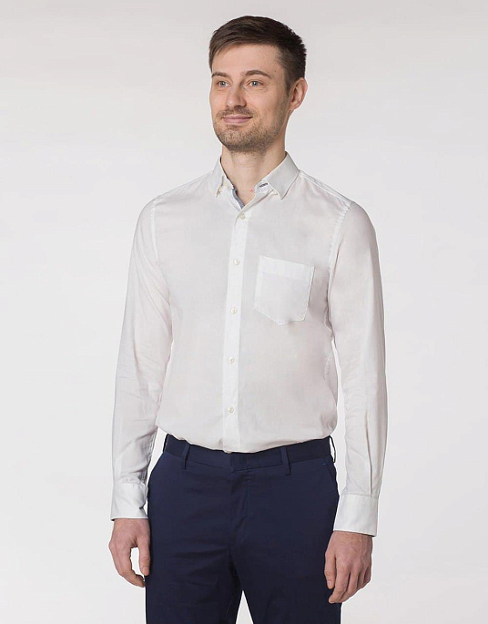 Рубашка Pierre Cardin из серии Cotton Comfort в белом цвете