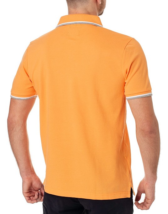 Pierre Cardin polo shirt from the Air Touch collection in orange