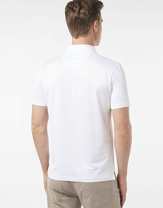 Pierre Cardin polo shirt from the Voyage collection in white