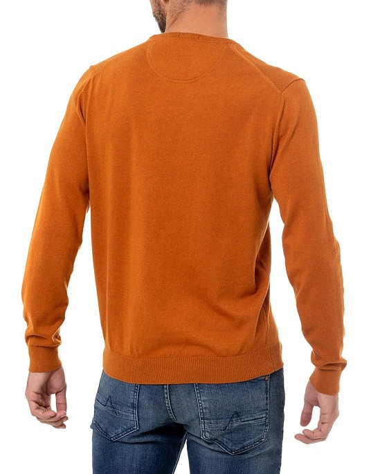 Pierre Cardin Royal Blend pullover in orange