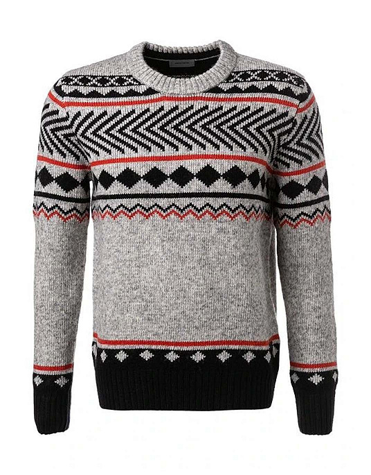 Pierre Cardin sweater in gray color with a pattern
