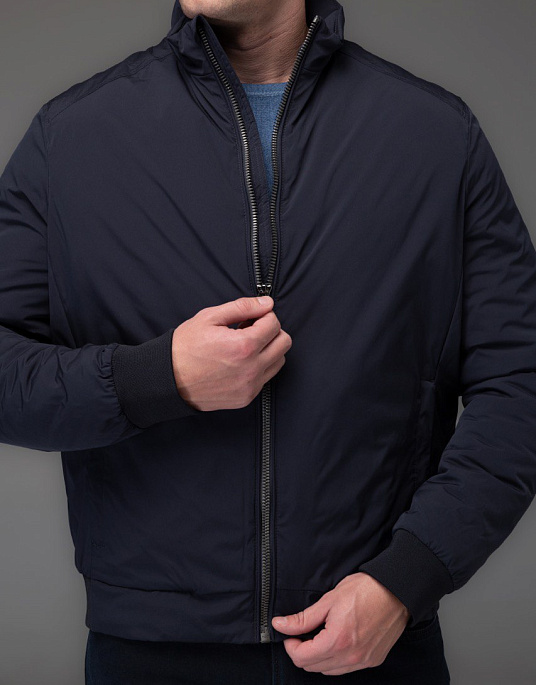 Куртка - бомпер Pierre Cardin у синьому кольорі