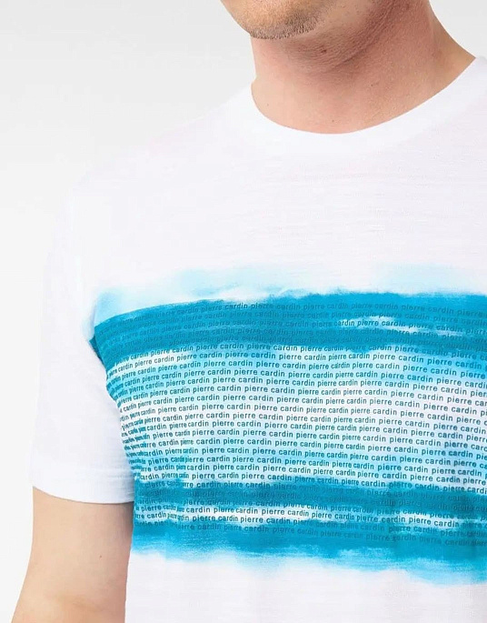 Pierre Cardin Future Flex T-shirt in white with print