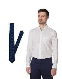 Комплект рубашка и галстук  Pierre Cardin