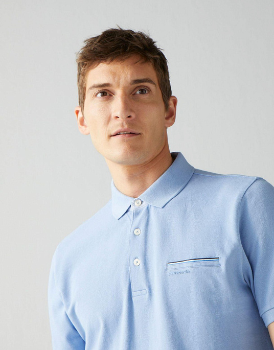 Pierre Cardin Polo from the Future Flex collection in blue