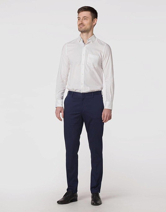 Pierre Cardin slant pocket trousers in dark blue