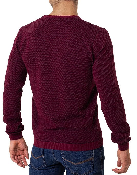 Pierre Cardin pullover from the Voyage collection in burgundy