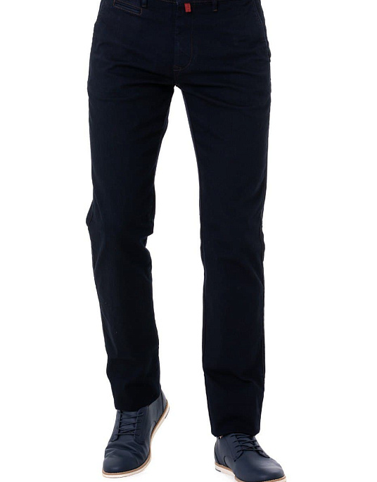Pierre Cardin flat trousers from the Voyage series in navy blue