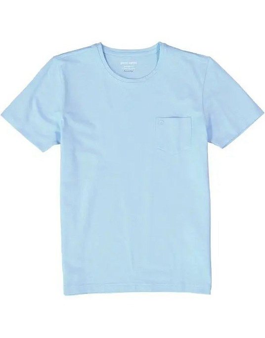 Pierre Cardin t-shirt in light blue color is plain