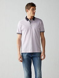 Pierre Cardin polo shirt from the Future Flex collection in light pink