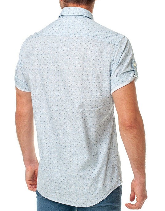 Pierre Cardin short sleeve shirt from the Air Touch collection in blue