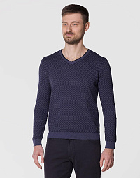 Пуловер Pierre Cardin із серії Royal Blend у синьому кольорі