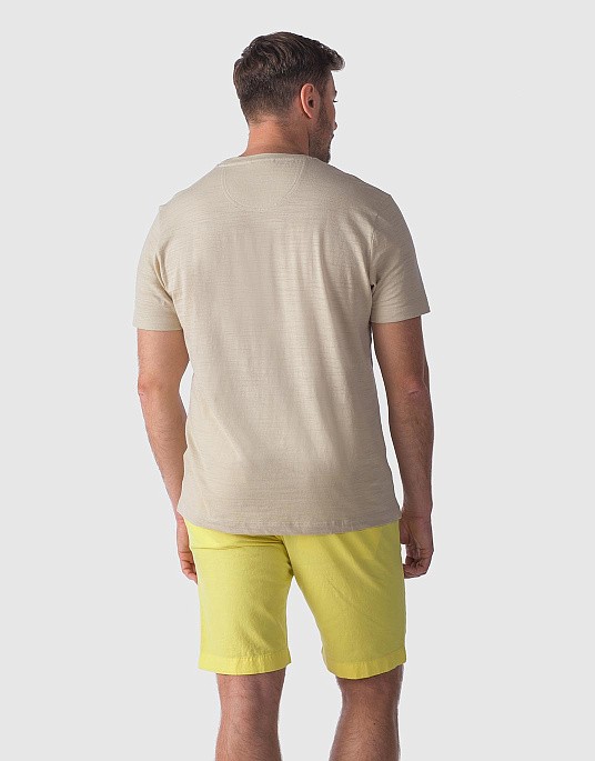 Pierre Cardin T-shirt from the Future Flex collection in beige