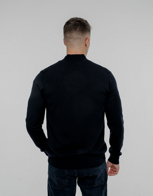 Pierre Cardin zip-up sweater in merino wool