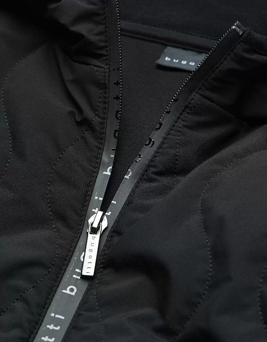 Bugatti hooded jacket in black