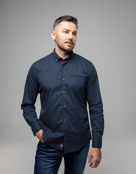 Pierre Cardin shirt from the Denim Academy collection in blue