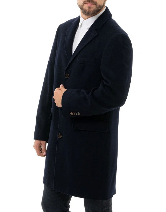 Чоловіче пальто від Pierre Cardin із вовни мериносу