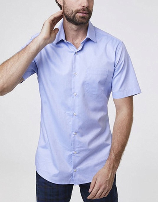 PIerre Cardin short sleeve shirt in blue