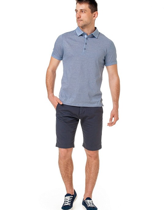 Pierre Cardin polo from the exclusive Le Bleu collection in blue stripes