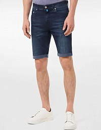 Pierre Cardin shorts from the Future Flex collection navy blue with distressed