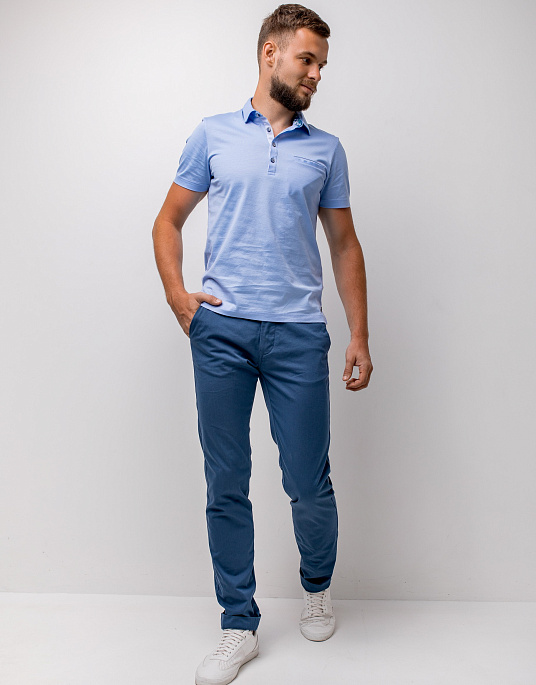 Polo Pierre Cardin from the exclusive Le Bleu collection in blue