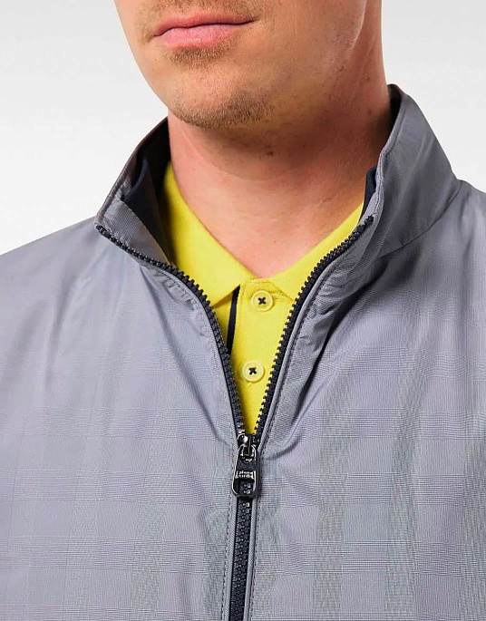 Pierre Cardin windbreaker from the Air Touch collection in gray