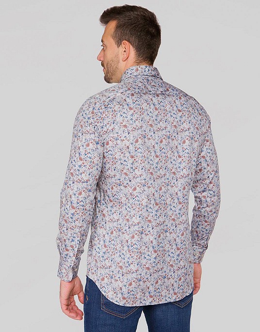 Рубашка Pierre Cardin из эксклюзивной коллекции Le Вleu с цветочным принтом
