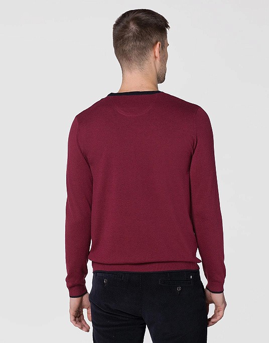 Пуловер Pierre Cardin із серії Royal Blend у червоному кольорі