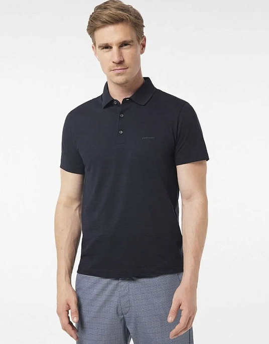 Pierre Cardin polo shirt from Future Flex collection in blue