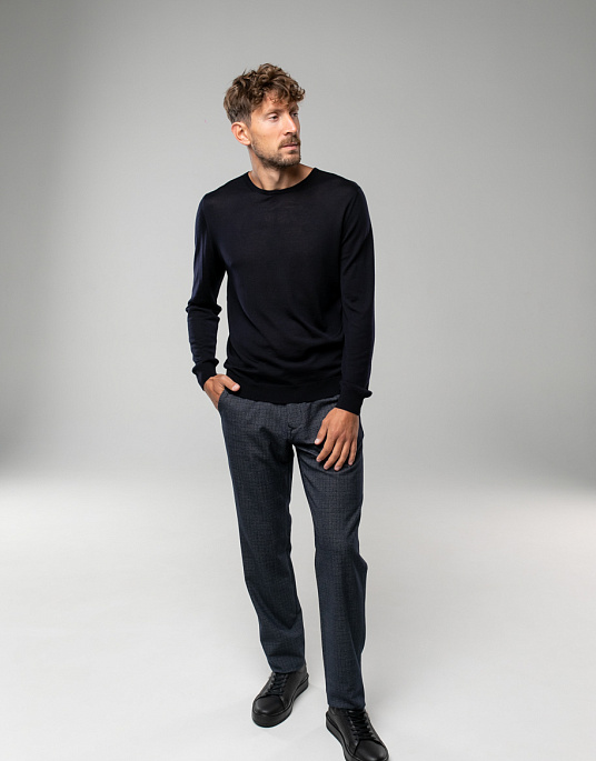 Pierre Cardin jumper from the Future Flex collection in navy blue