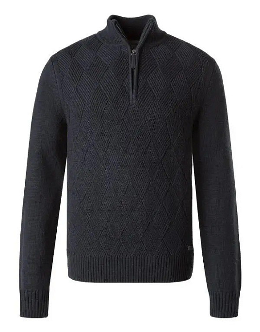 Pierre Cardin zip-up collar sweater