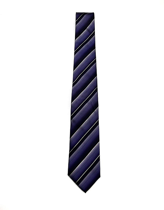 BOSS purple striped tie