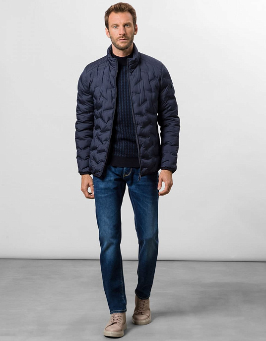 Pierre Cardin Future Flex cropped jacket in blue