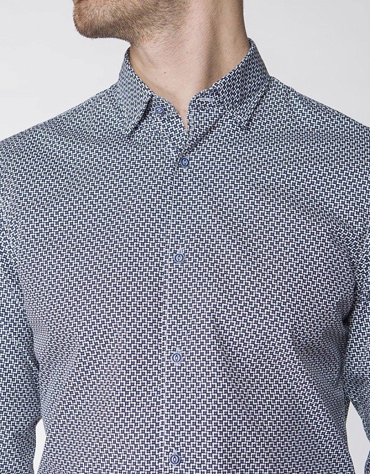 Pierre Cardin shirt from the Denim Academy collection in white