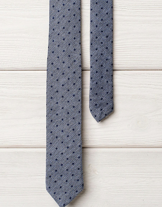 Краватка Pierre Cardin блакитного кольорі з принтом