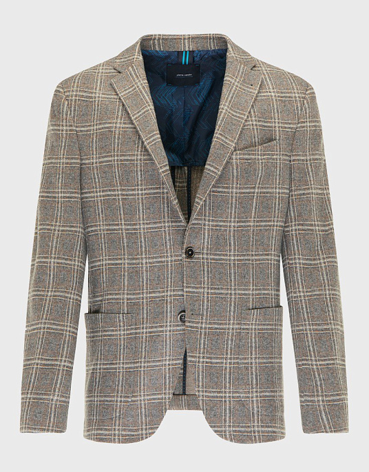 Pierre Cardin jacket from Future Flex collection in brown check