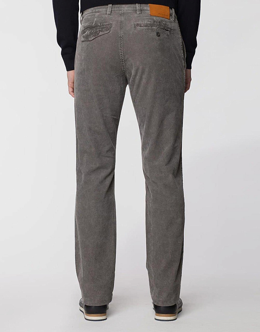 Вельветові брюки Pierre Cardin у сірому кольорі