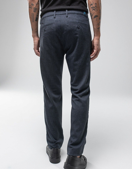 Pierre Cardin flat pants from the Future Flex collection in blue
