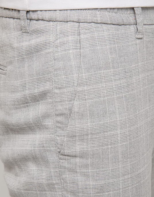 Брюки -флети Pierre Cardin з колекції Air Touch в сірому кольорі,  в клітку