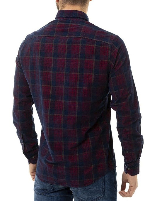 Pierre Cardin shirt from Denim Academy collection in red check