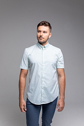 Pierre Cardin shirt from the Future Flex collection with short sleeves in green