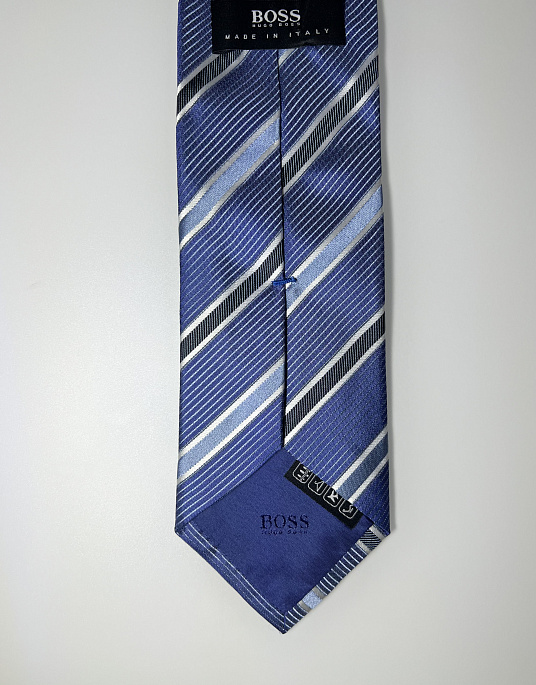 Hugo Boss blue striped tie